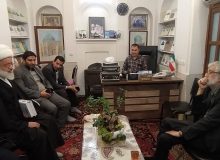 دیدار دکتر حدادعادل با آیت الله کلباسی اشتری