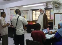 حضور آیت الله کلباسی اشتری در مرکز اسلامی بلال آفریقا